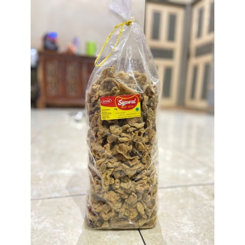 

Keripik Kulit Crispy Syawal 1 Bal Kemasan 1,5 KG