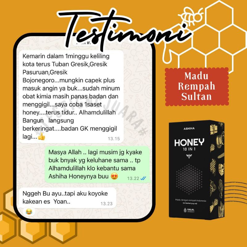 

Ashiha honey 10 in 1 madu Asli Arminadaily