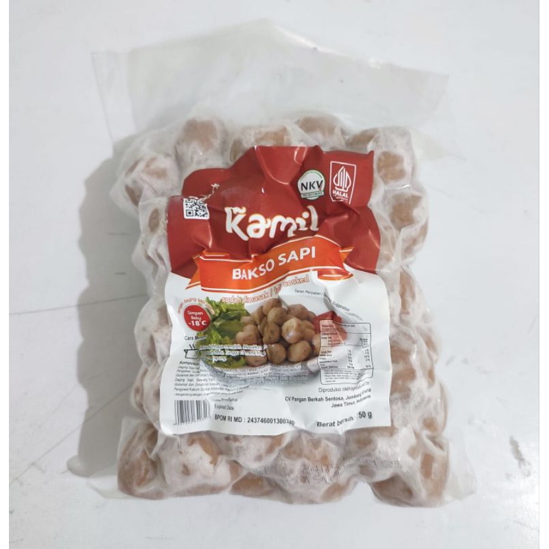 

Kamil bakso sapi 750 gram