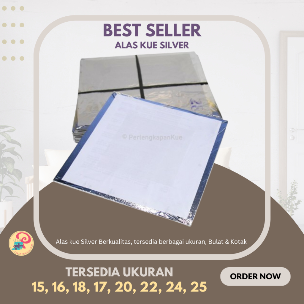 Tatakan alas kue tart  kue ulang tahun bahan triplek Ukuran 15cm - 25cm