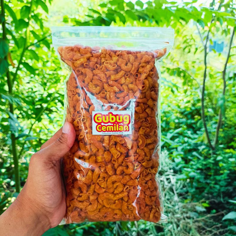 

Makaroni Pipa Bantat Pedas 500 Gram