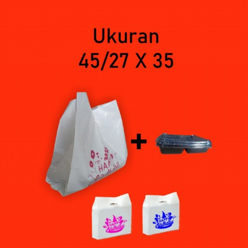 

Kantong Plastik Happy Birthday Tas Ulang Tahun Anak Goodie Bag Souvenir Bahan Pe Glousy