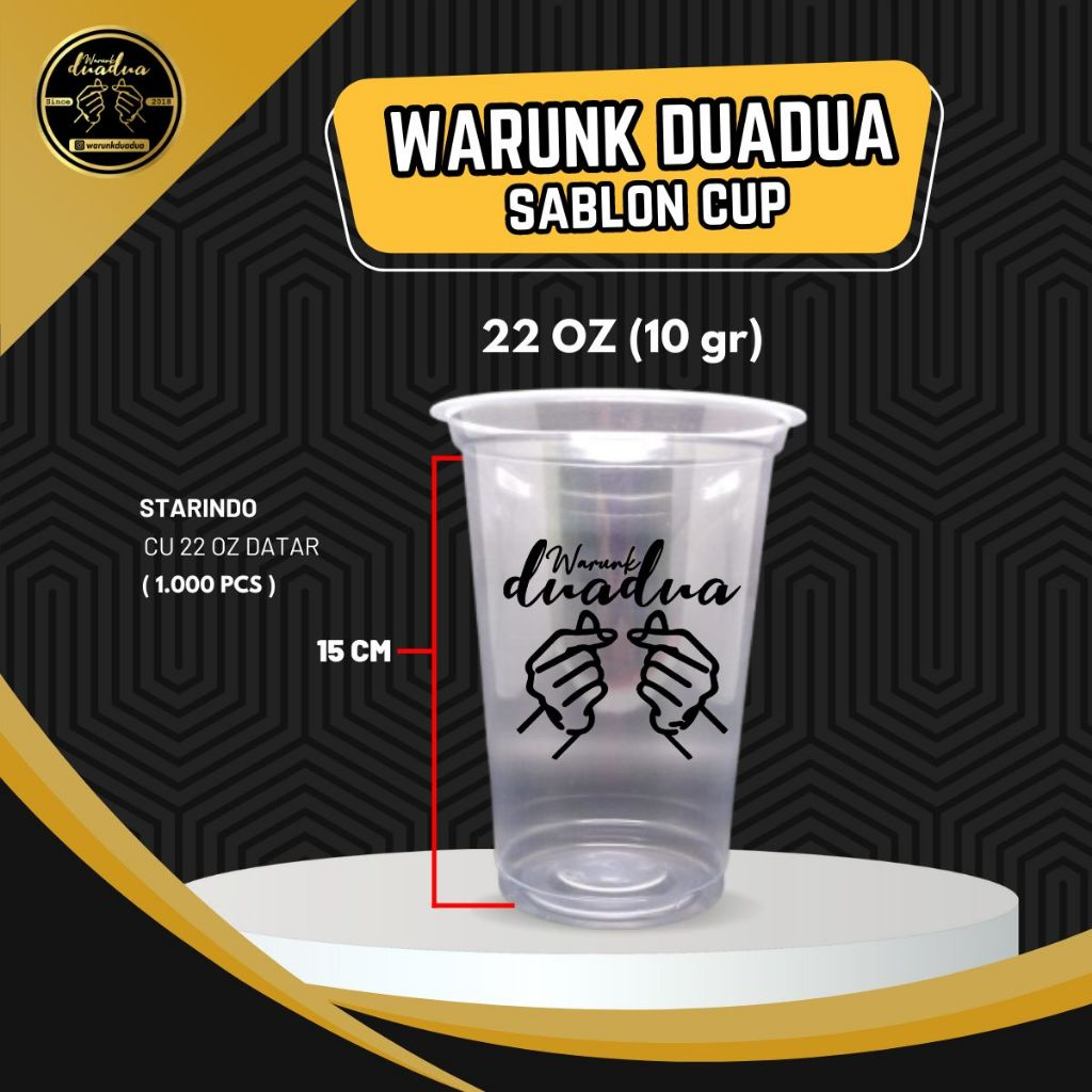 Sablon Cup 22oz Datar Starindo 10 gr / 1.000pcs