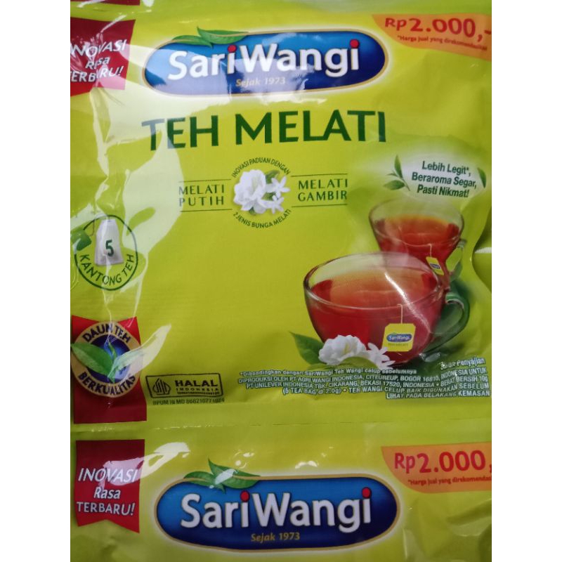 

Teh Sari Melati Sachets isi 5