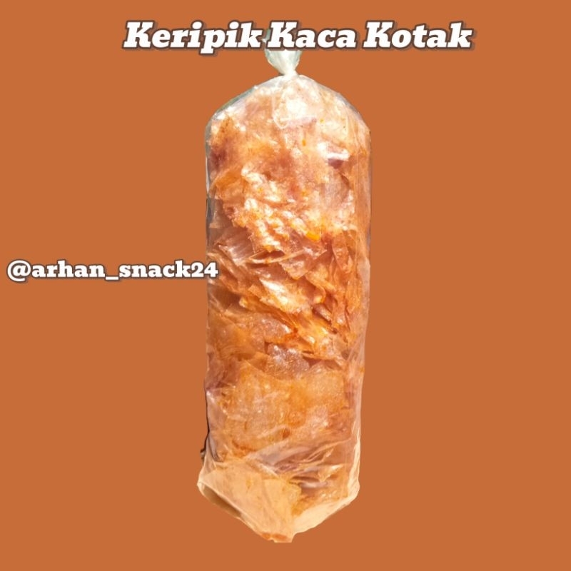 

keripik kaca kotak /pedas daun jeruk / original daun jeruk