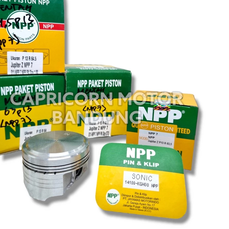 NPP Piston Kit MENTAH CUSTOM 63.5 64 64.5 65 PEN 13 NPP7 MENTAHAN