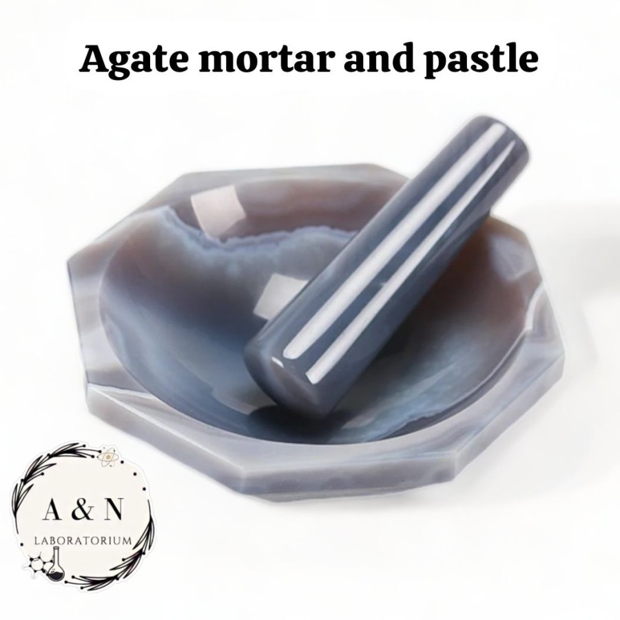 Agate Mortar And Pastle 100 mm
