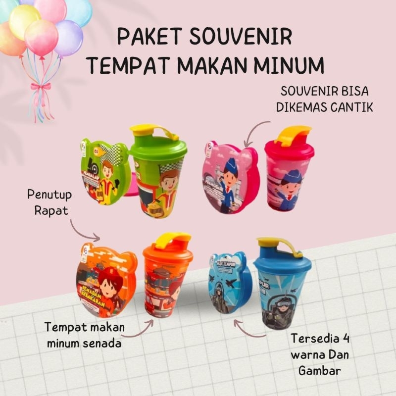 

TEMPAT MAKAN BOTOL MINUM ANAK UNTUK SOUVENIR ULANG TAHUn