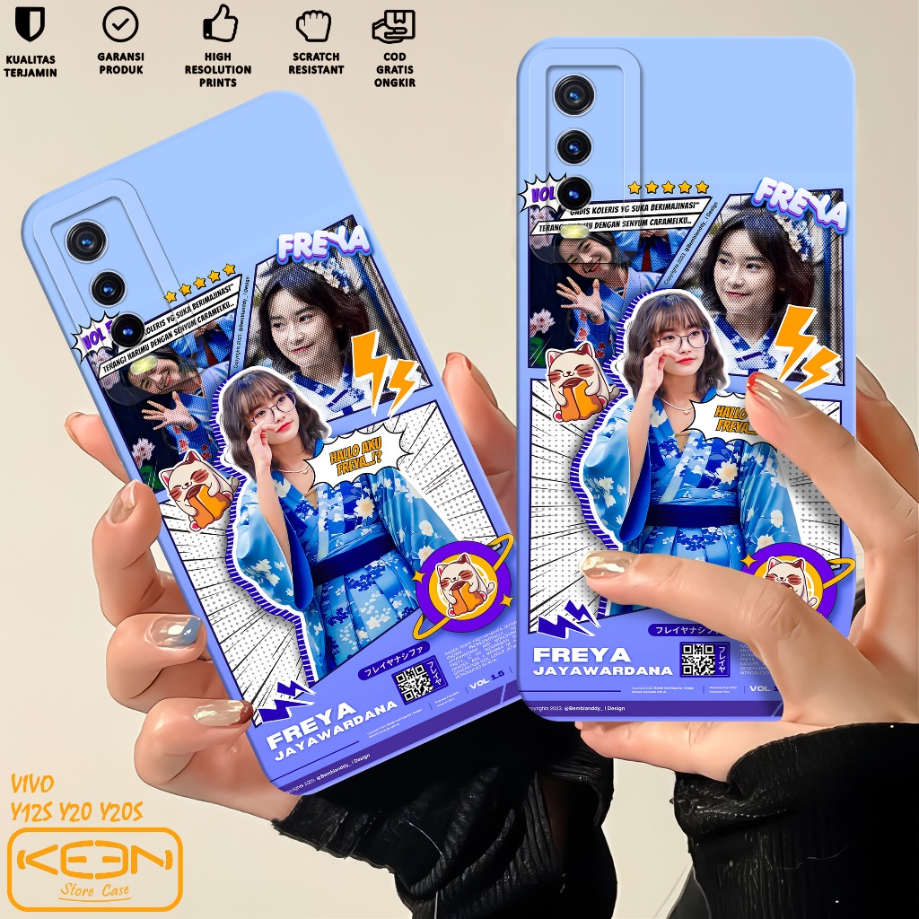 Case Vivo V2026 V2027 V2029 V2043 - Softcase Vivo V2026 V2027 V2029 V2043 Motif JKT 48 - Casing Hp V