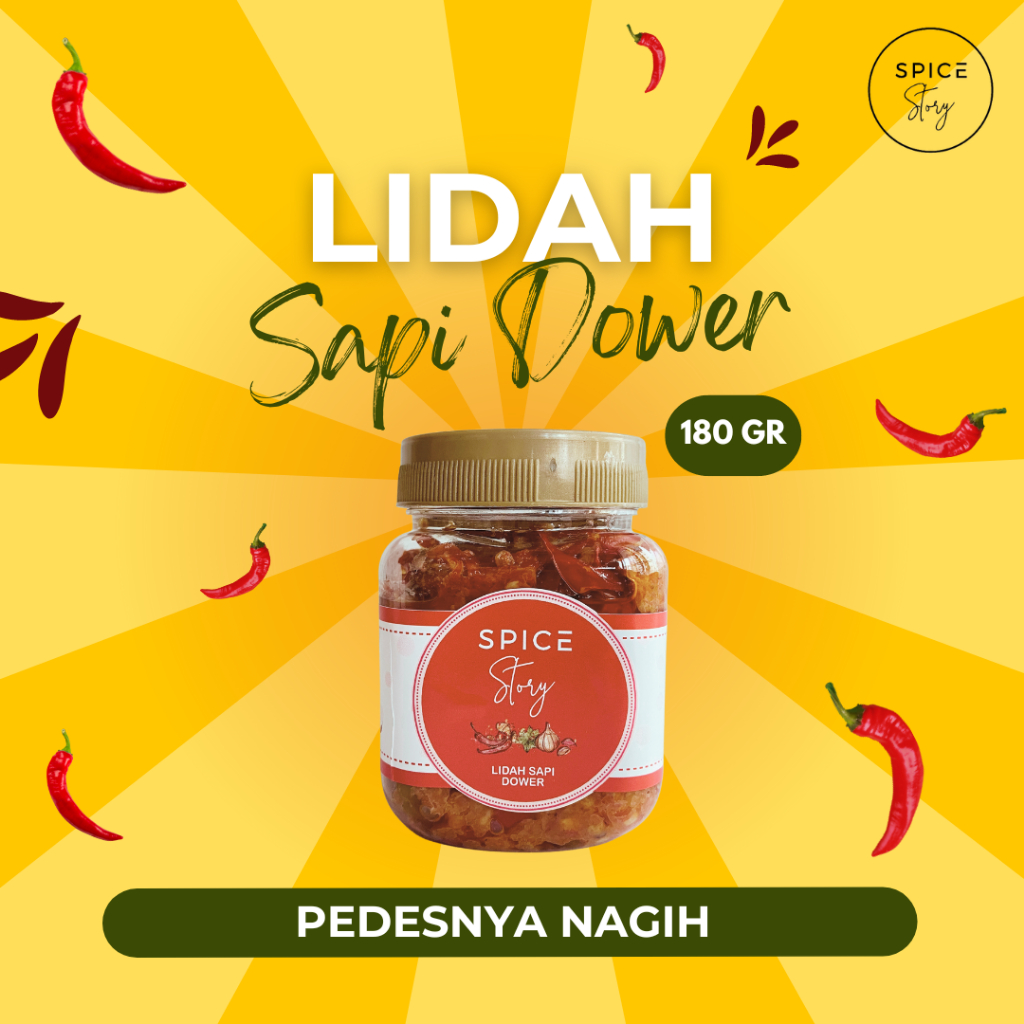

LIDAH SAPI DOWER / SAMBAL LIDAH SAPI / LAUK SIAP SAJI (180 GR)