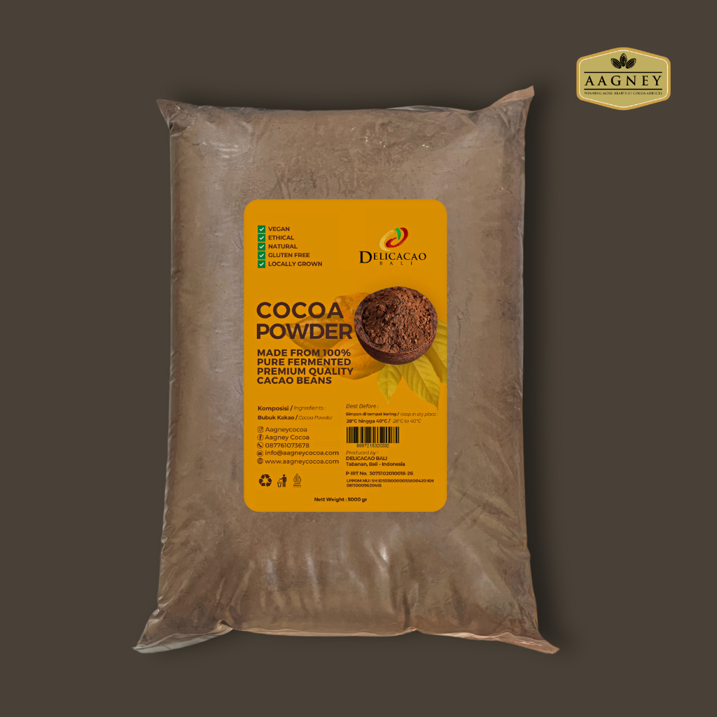 

Cocoa Powder - Aagney Cocoa | Bubuk Coklat Asli 5kg