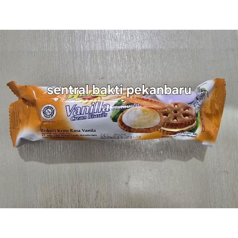 

HATARI VANILA CREAM BISCUIT 50GR
