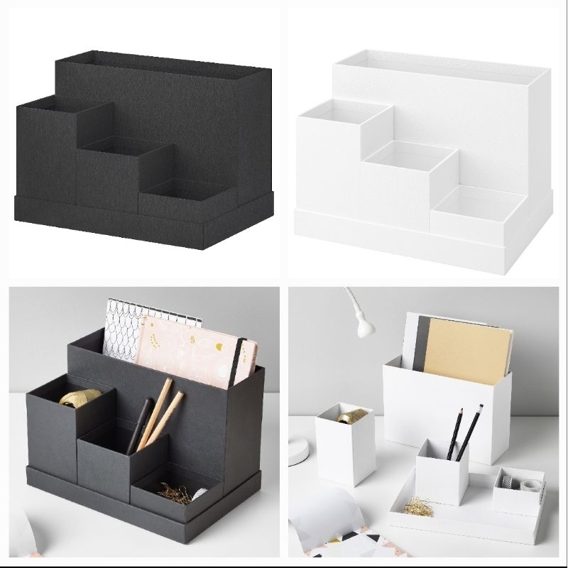 

TJENA Pengaturan Meja Kerja, Desk Organizer Tempat Pen Pensil dan alat Tulis