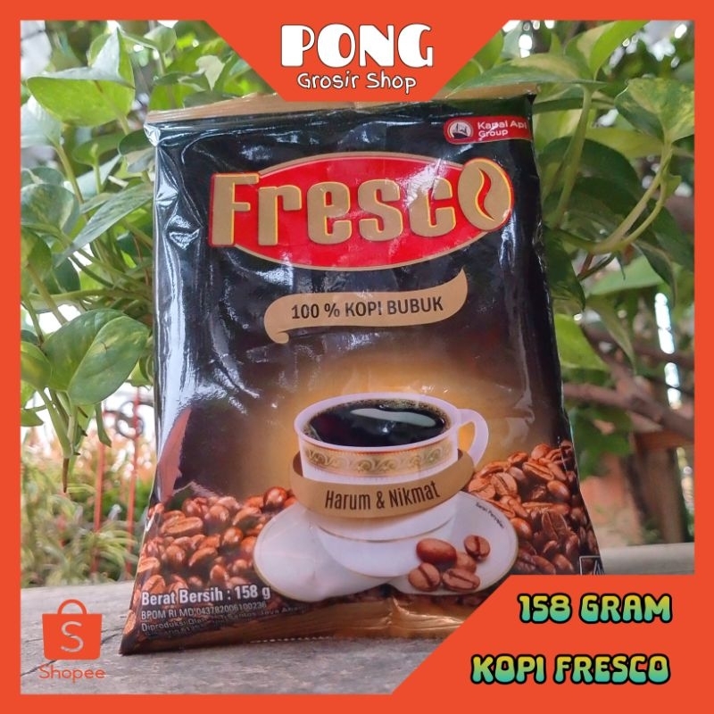 Kopi FRESCO 100% Kopi Bubuk Tanpa Gula Kopi Kapal Api