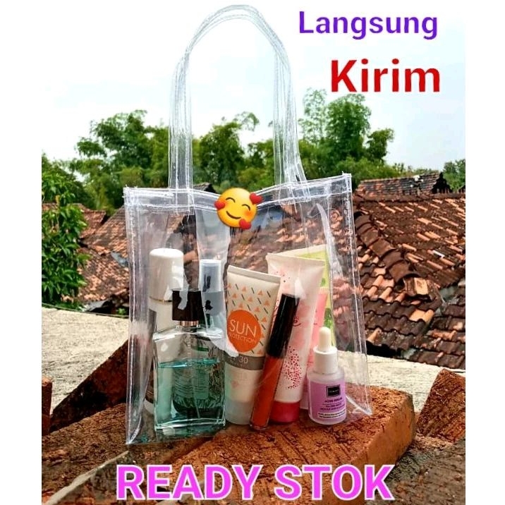 

(P.20 L.10 T.20 PwC) Tas Mika Transparan (READY STOK)