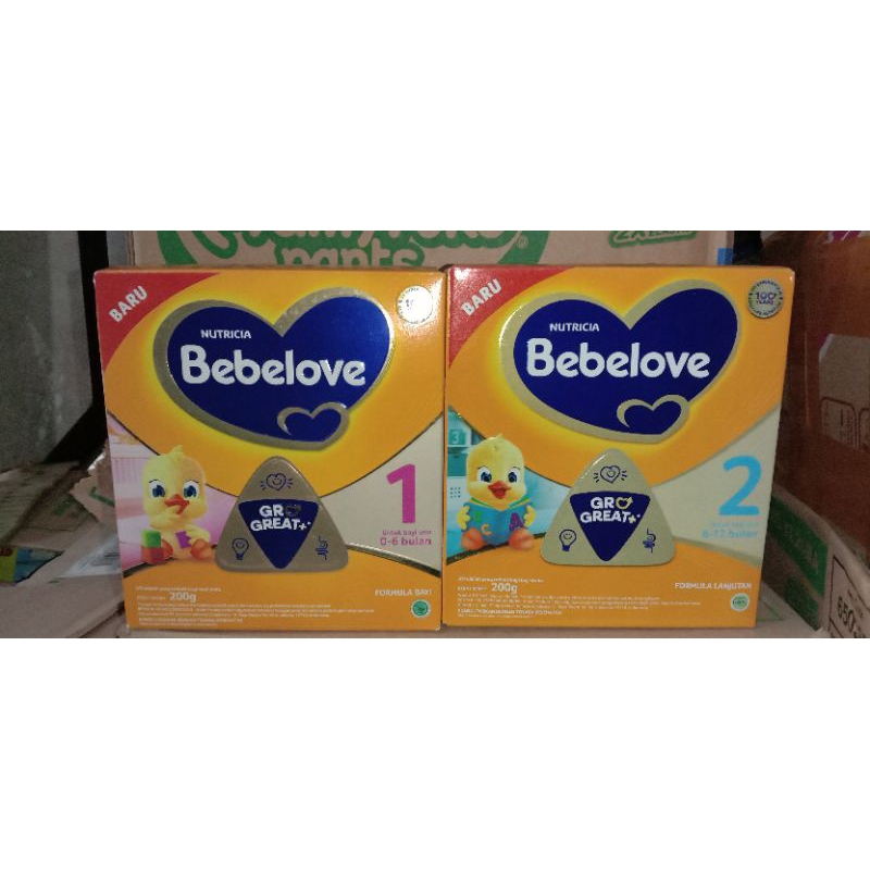 

BEBELOVE NUTRICIA 1 DAN 2 200GR