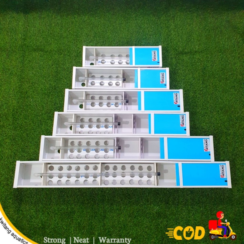 Filter Talang Aquarium / Talang Filter Aquarium 40-120Cm + Tutup UV / Top Filter Aquarium Kwitang