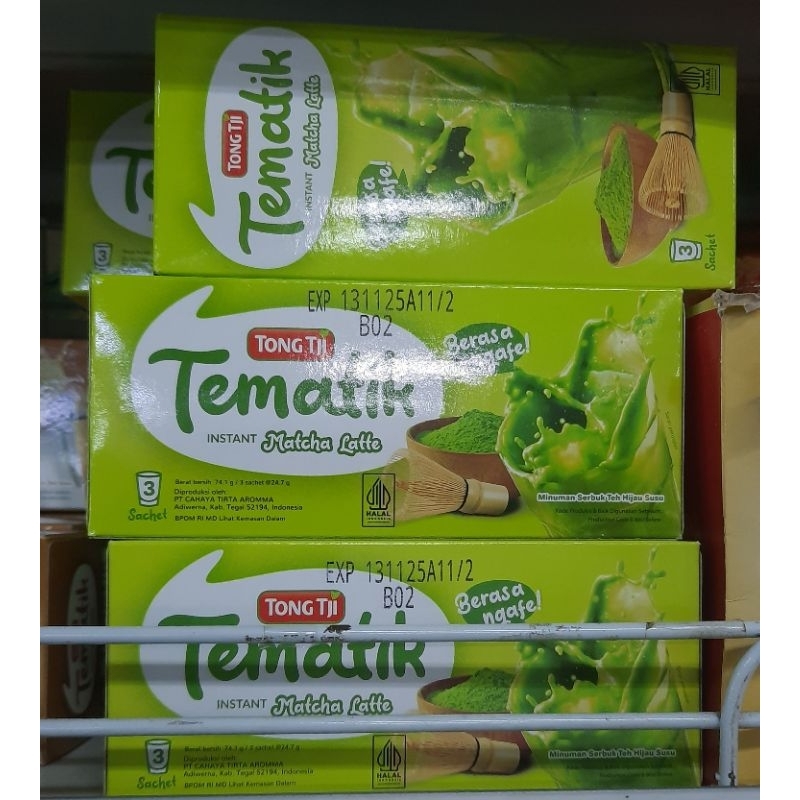 

DG Store | Tong Tji Tematik Matcha Latte | isi 3 Sachet