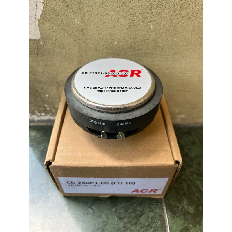 Driver Tweeter ACR CD10 CD250P1-08 Twetter ACR CD10 CD250P1 Original VC 1 inchi 100 Watt Maxx Model 