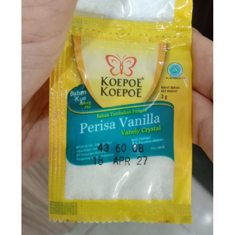 

Vanili sachet cap KOEPOE 2gr