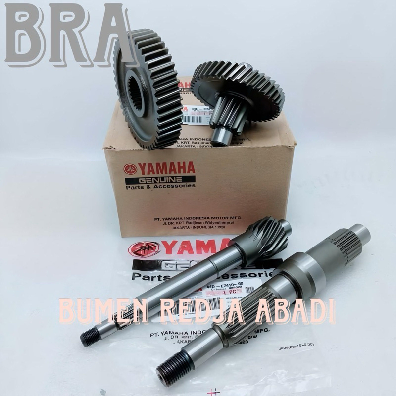 GIGI RASIO SET YAMAHA XEON KARBU , XEON RC , XEON GT , AEROX 125 GIR GER GEAR RATIO 44D