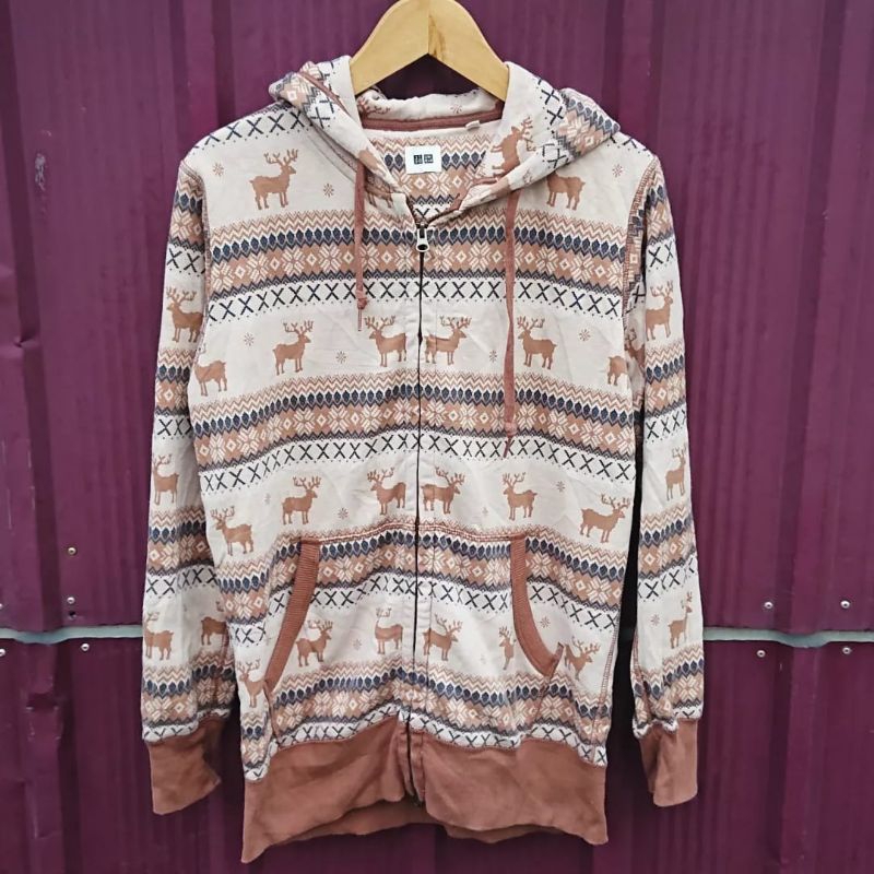 zip hoodie uniqlo navajo