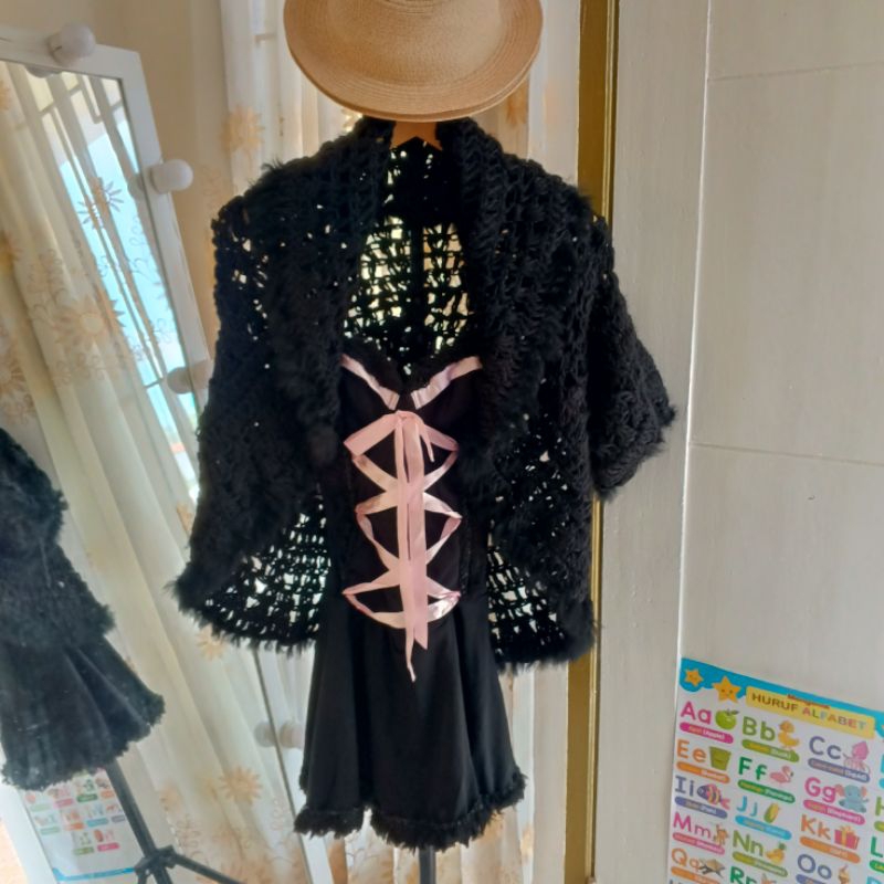 LEG AVENUUE HOLEE Set Dress Kawaii Fashion Cosplay Costume Halloween Black Gothic Cute