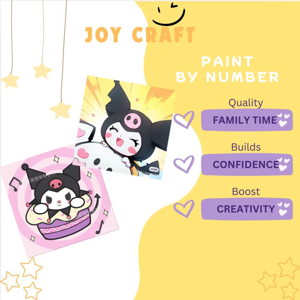 

JoyCraft Paint by Number DIY Painting Kit Number Painting Series 5