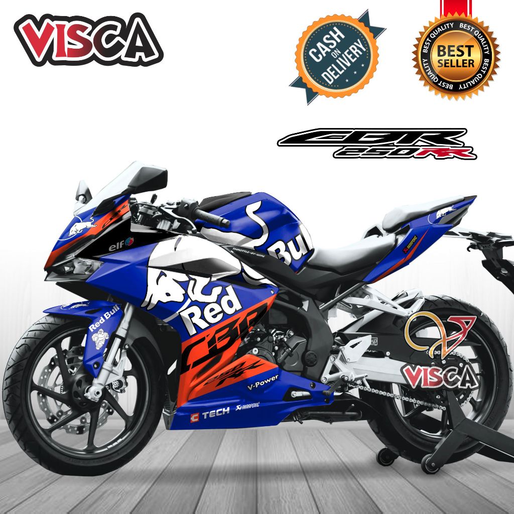 Decal CBR 250 RR Full Body Stiker CBR 250 RR Full Body Striping CBR 250 RR Variasi Keren Decal Holog