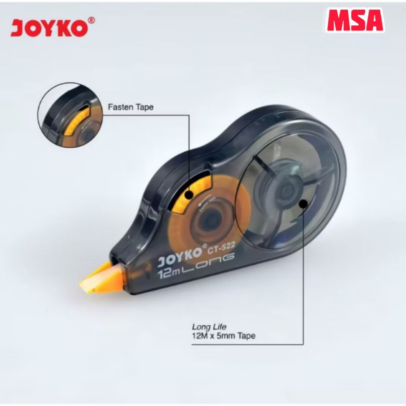 

Correction tape joyko ct522 12meter | tip ex kertas joyko | stipo joyko