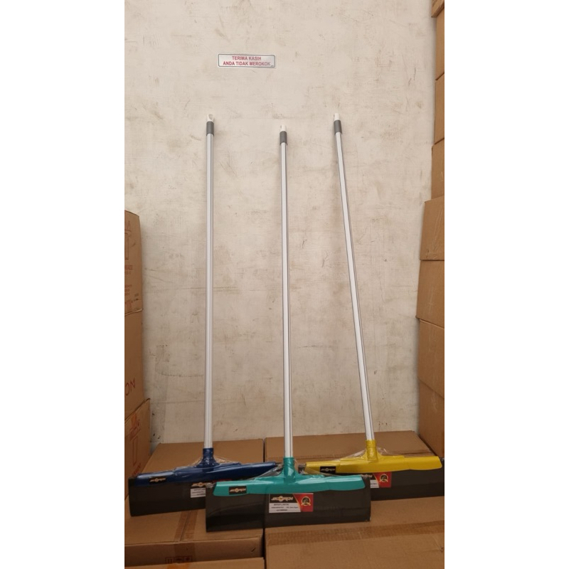 HOT DEALS Pel Lantai / Wiper Karet Gagang Besi Murah