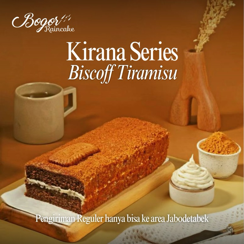 Bogor Raincake - Kirana Biscoff Tiramisu