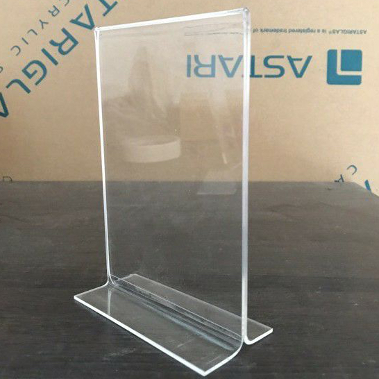 

Akrilik Brosur A4 model T - Akrilik branding Acrylic Tent Card A4 Tebal 2mm