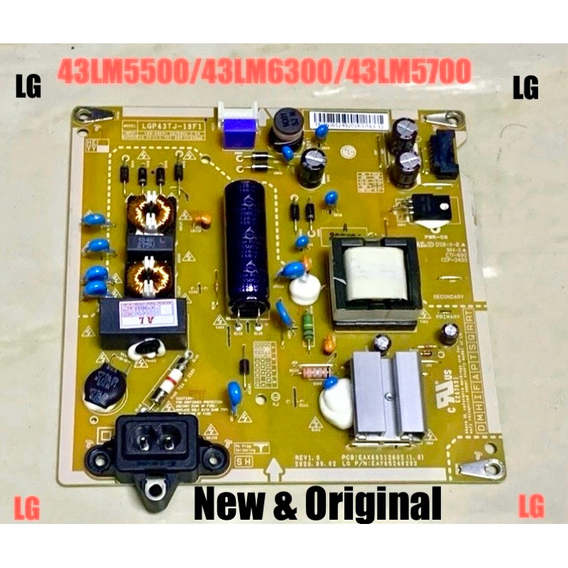 Psu LG 43LM5500-Psu LG 43LM6300-Psu LG 43LM5700-Regulator LG 43LM5500-43LM5700-43Lm6300-Power Supply