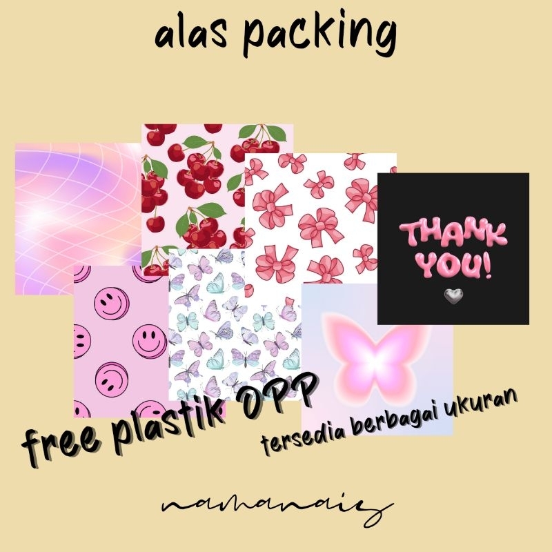 

HARGA 1 PCS, MINIMAL PEMBELIAN 12PCS | ALAS PACKING KOTAK TEMPLATE & CUSTOM BERBAGAI UKURAN