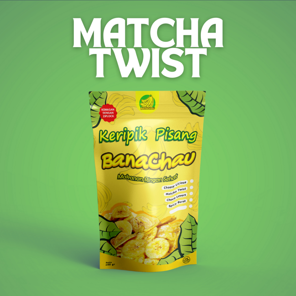 

Keripik Pisang BanaChau Matcha Twist