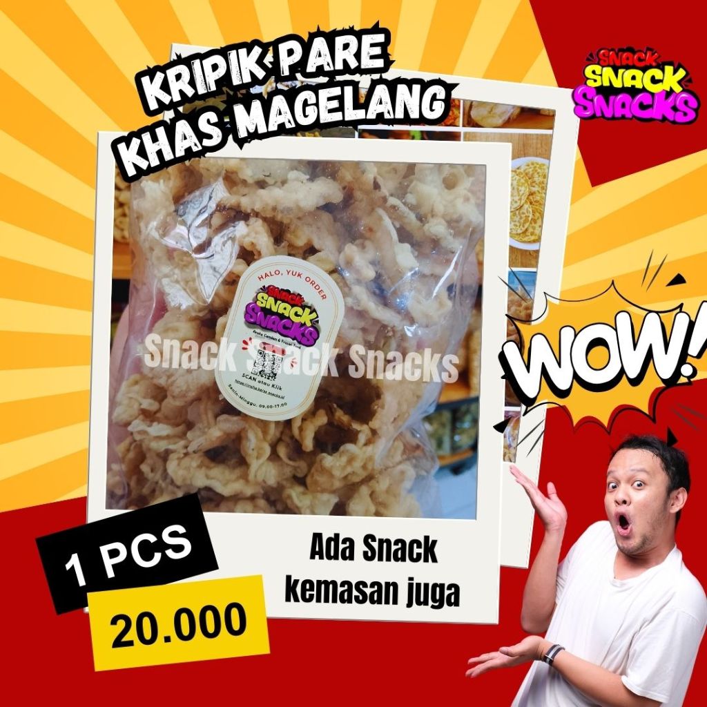 

KRIPIK PARE GURIH TIDAK PAHIT 270GR