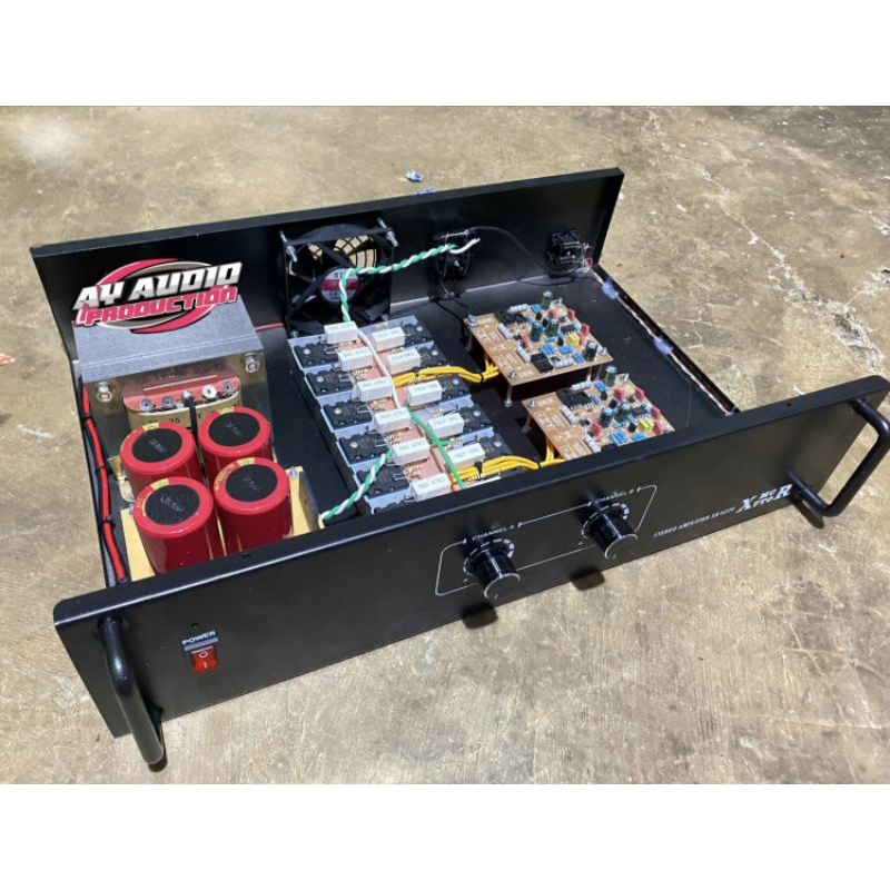 POWER AMPLIFIER RAKITAN 5 AMPER BESAR BELL CT 45V (free packing kayu) 5A TRAFO 5 A