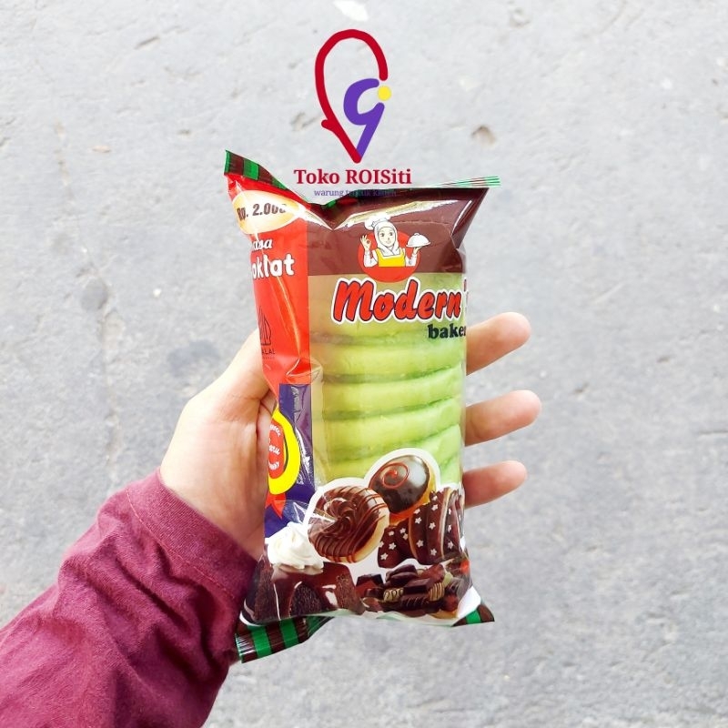 

Modern's Moderns bakery roti rasa coklat susu
