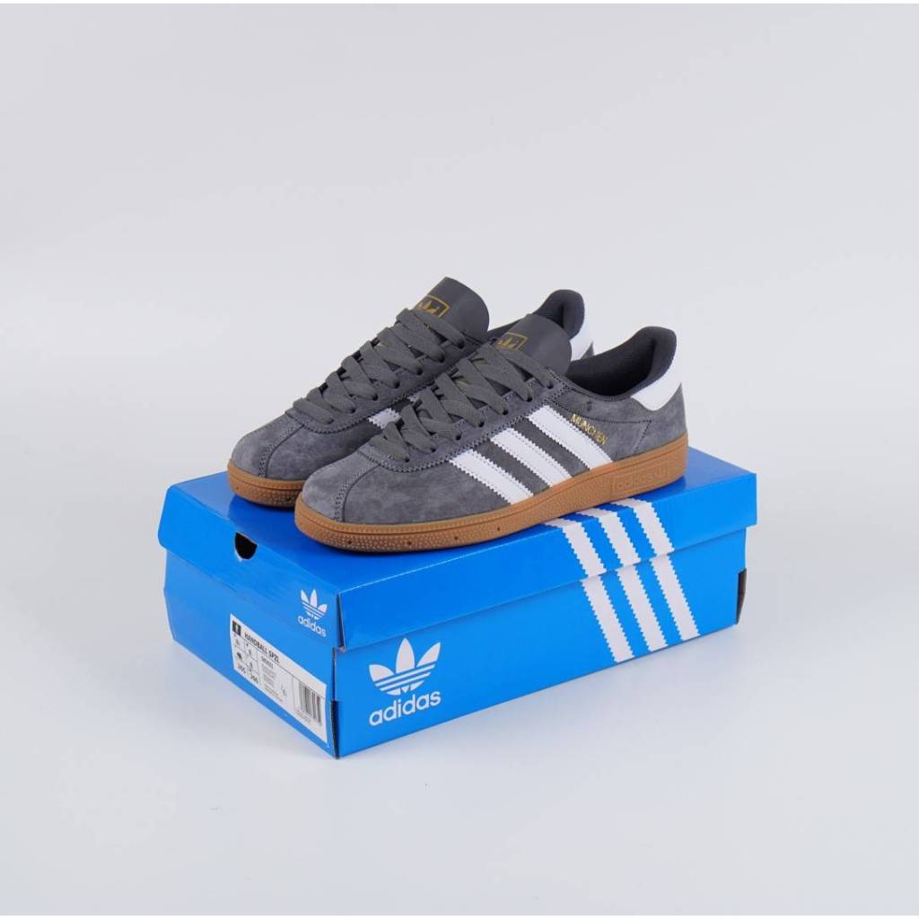 Adidas Munchen Grey White Gum