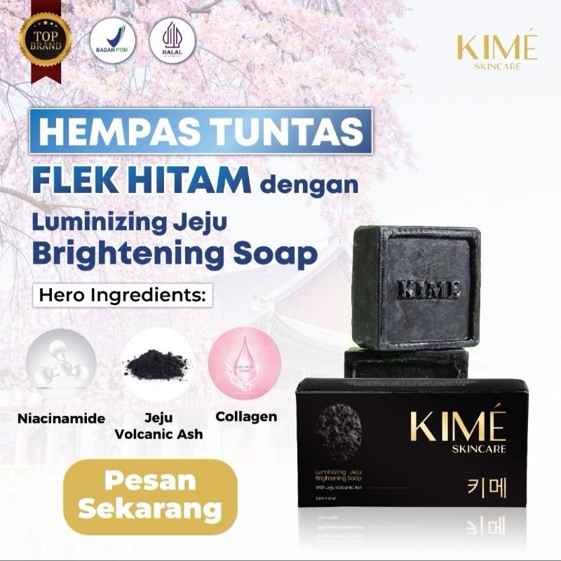 Kime Skincare Sabun Kime Pencerah Wajah Original BPOM