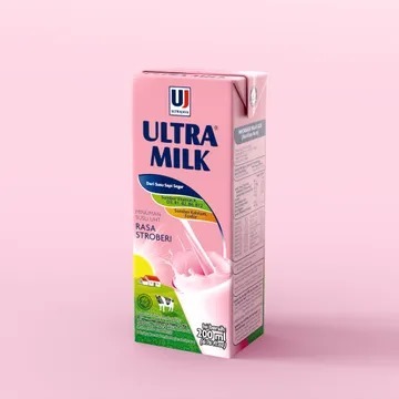 

Susu UHT Ultra Milk Strawberry 200ml