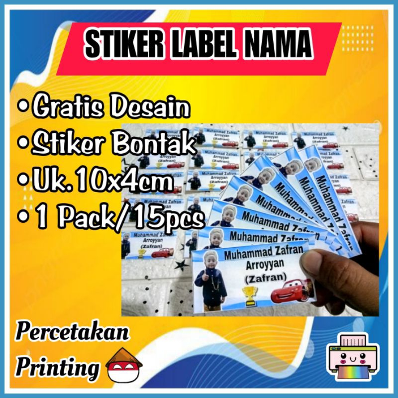 

STIKER LABEL NAMA