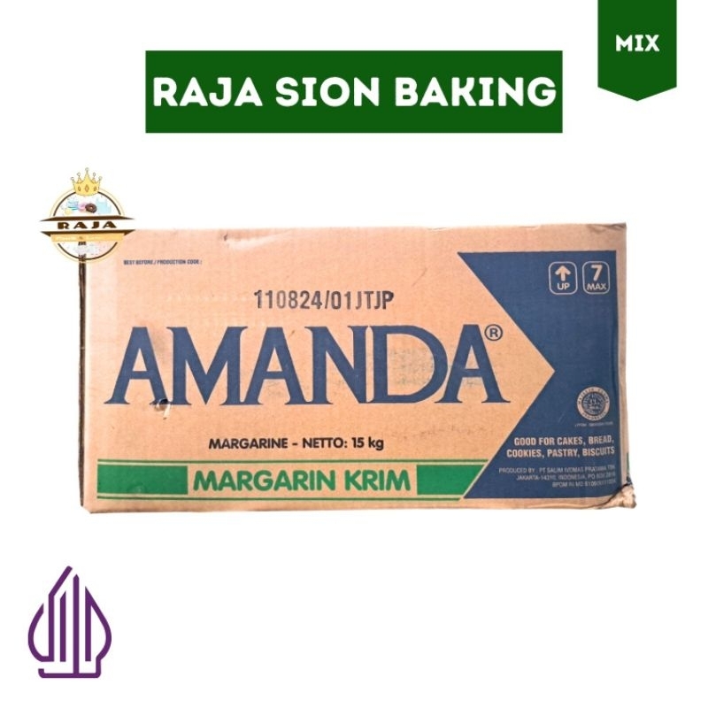 

Amanda Krim Margarine 500gr / Mentega Amanda Repack