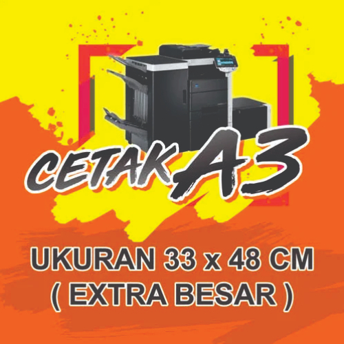 

Print / Cetak A3 80gr Warna