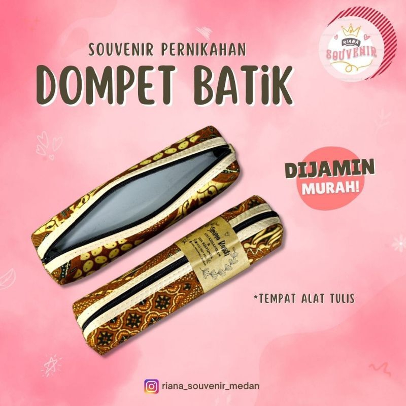 

RIANA SOUVENIR- KOTAK PINSIL BATIK (50pcs)