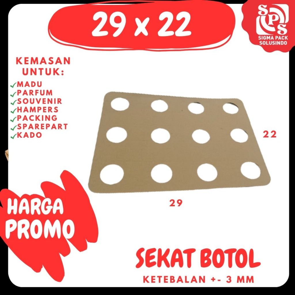 

Kardus Sekat Botol 29x22 Box Dus Packing Kotak Kemasan Karton