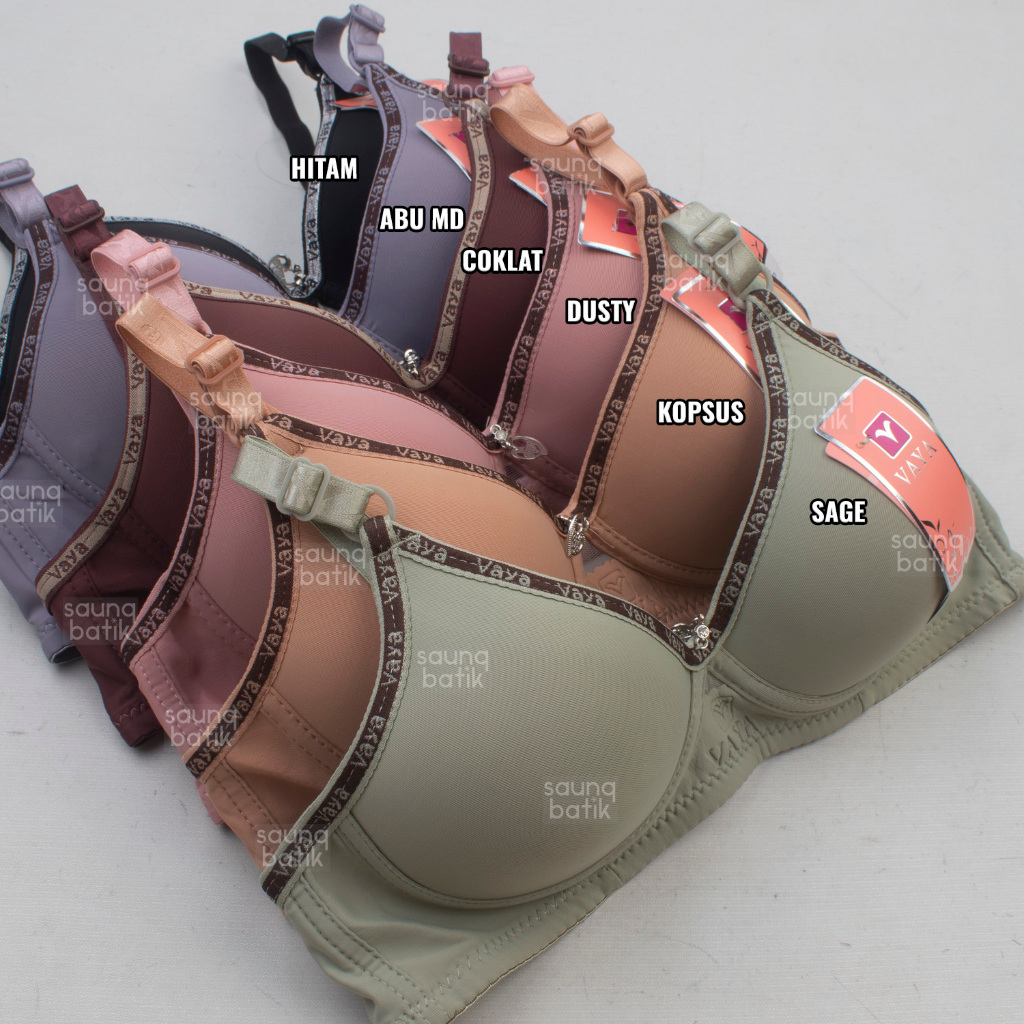 BH VAYA 555 BH Tanpa Kawat BRA PAKAIAN DALAM WANITA DEWASA 34-40