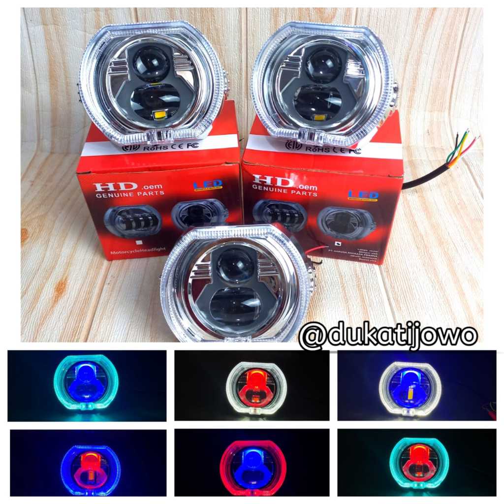 Lampu Biled Projie Projector Biled 2 Lensa 4,5 Inch 30 Watt Universal