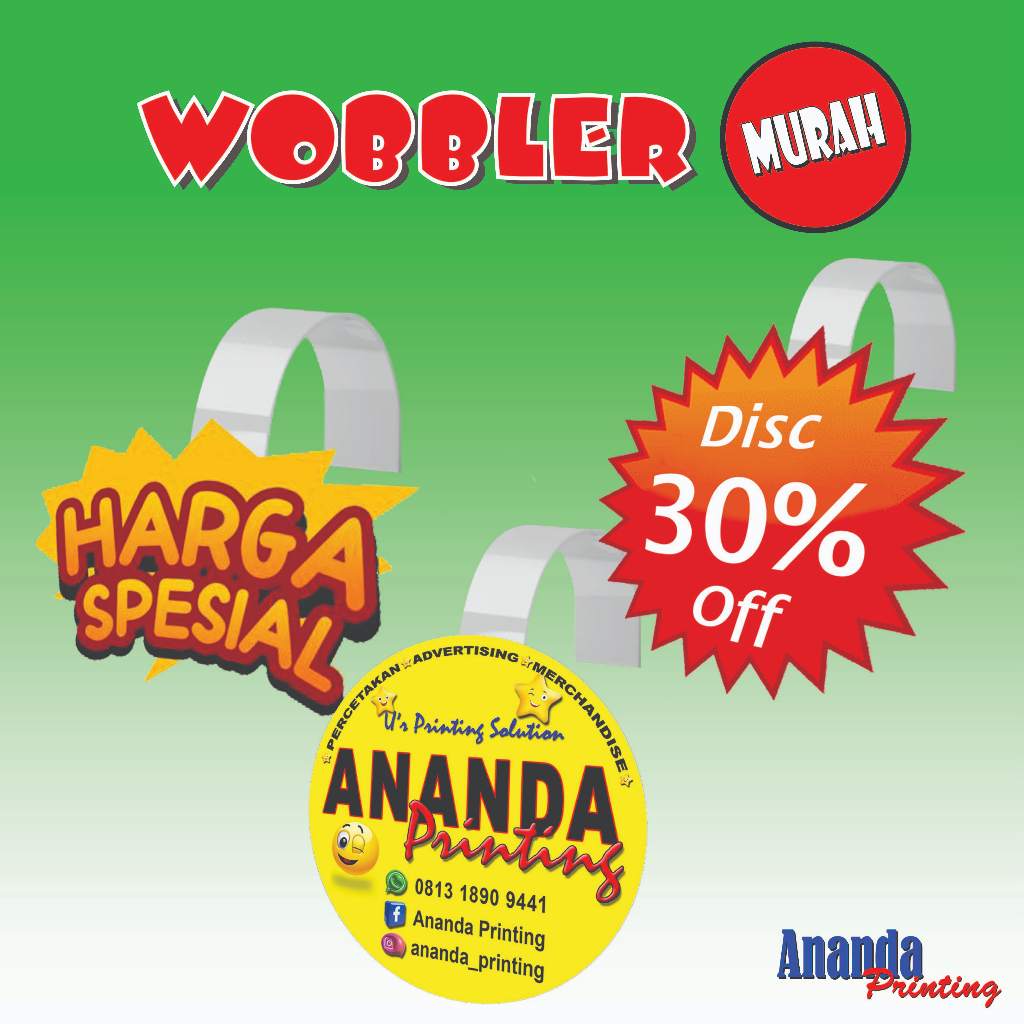 

WOBBLER WOBBLER / PAJANGAN PROMO / LABEL DISKON